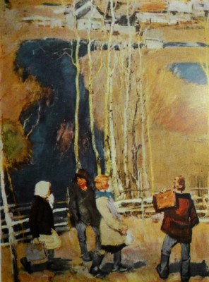 В.И.Тюленев. В школу. 1964.JPG