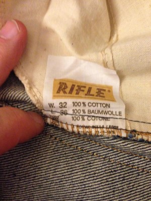 Super Rifle jeans 32x36 6.JPG